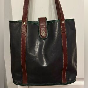 Vintage Brahmin Leather tote